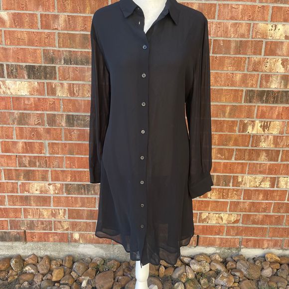 Zara Dresses & Skirts - Zara black dress with sheer sleeves